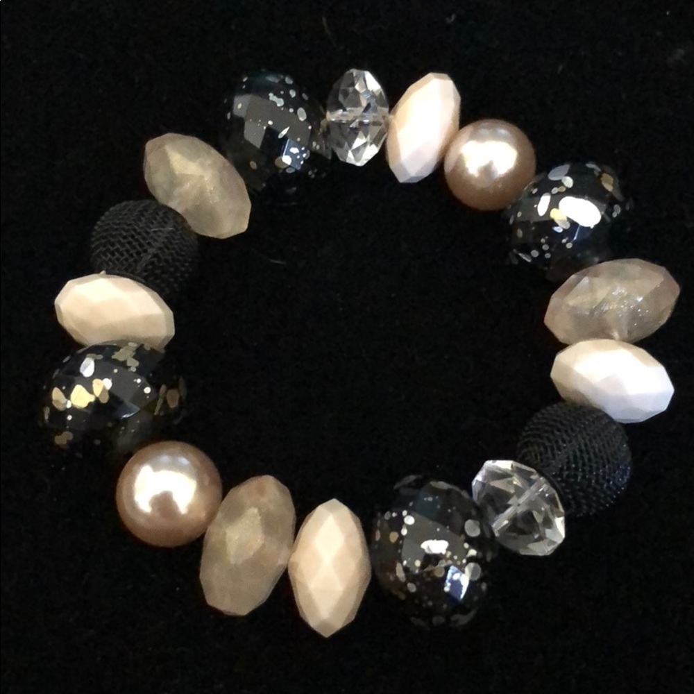 Black and Tan Bracelet